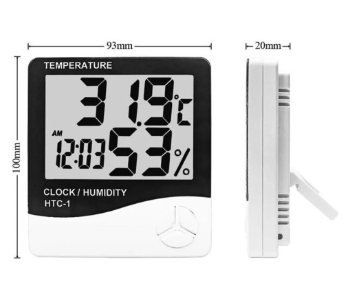 IZBOVÝ TEPLOMER METEOSTANICA DIGITÁLNY HYGROMETER