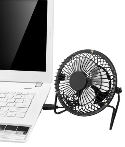 KOVOVÝ VENTILÁTOR VENTILÁTOR USB PC STOLNÝ VENTILÁTOR V1