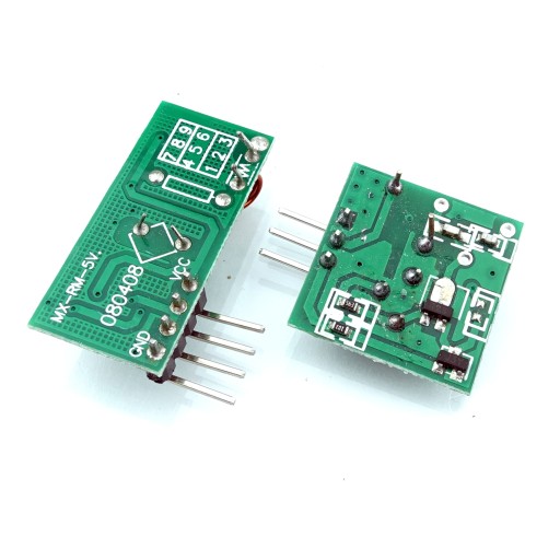 RF 433 MHz komunikačný modul vysielača a prijímača