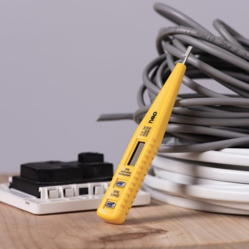 Deli Tools elektronický tester napätia, 12-250V
