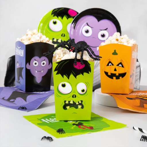 POPCORNOVÉ BOXY HALLOWEEN MONSTERS 6 ks