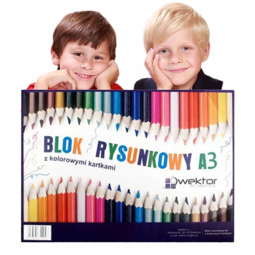 VEKTOROVÝ BLOK VEĽKÝ A3 FAREBNÝ PAPIER A3