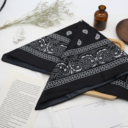 BANDAMSCARF, BANDANASCARF, BLACK