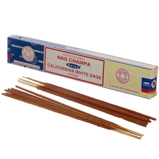 Satya Nag Champa a Kalifornská biela šalvia