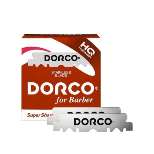 Dorco Nerezová červená žiletka polovice 100 kusov