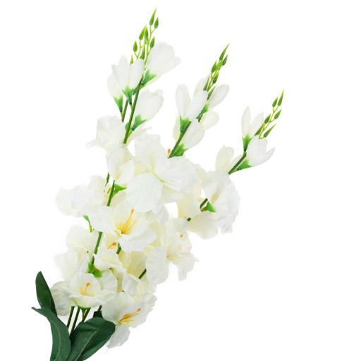 KYTICA Z Gladiolov, Gladiolus, 5 Vetiev, Dekorácia, Umelé Kvety, Smotana, Gladioly