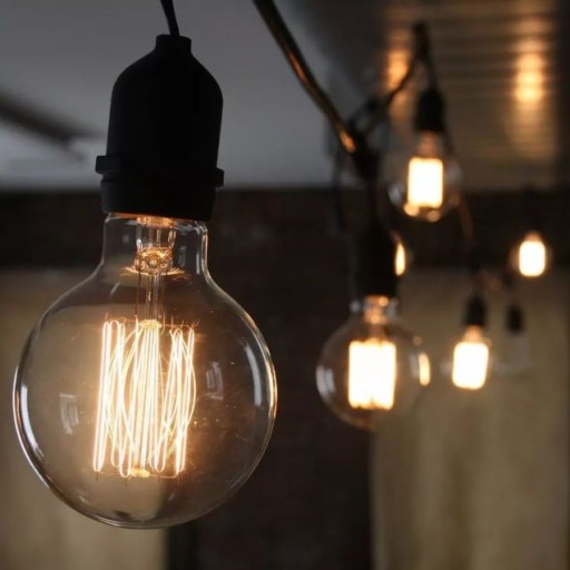 Dekoratívna DEKORATÍVNA ŽIAROVKA E27 RETRO Edison G80 - DYMOVÉ SKLO - SILNÁ
