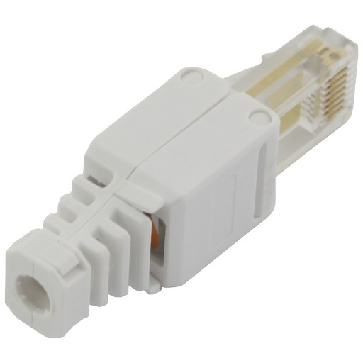 RJ45 kat.5E UTP zástrčka, bez náradia, 8p8c, 2 ks