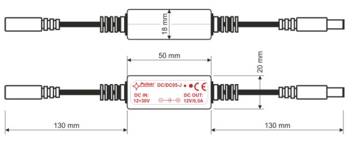 MODUL NÍZKONAPÄŤOVÉHO MENIČA DC/DC05-J 12