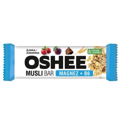OSHEE Bar Vitamín Musli tyčinka slivkovo-brusnicová 40g