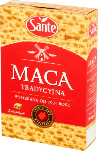 Sante tradičný pšeničný matzo 180g