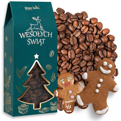 Vianočná zrnková káva ALPSKÝ PERNÍK Medovník 120 g krabička