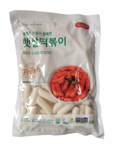 Tteokbokki ryžové halušky 500g Gung Jeon Bang