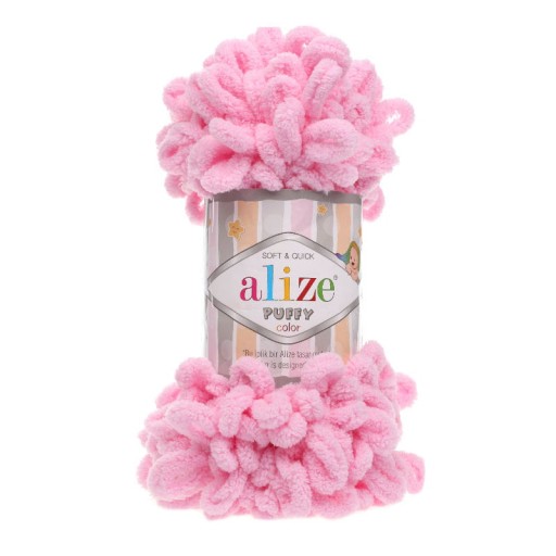Alize Puffy priadza 185 - ružová