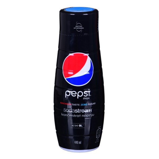 PEPSI MAX NULOVÝ KONCENTRÁT SIRUP PRE SODASTREAM SATURATOR 9L DRINK s 440ml