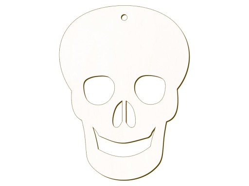 LEBKA na HALLOWEEN, drevený prívesok