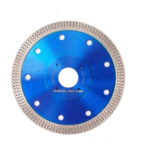 MODRÝ DIAMANTOVÝ KOTÚČ NA REZANIE POGREEN DIAMANTOVÝCH TEHEL 125MM