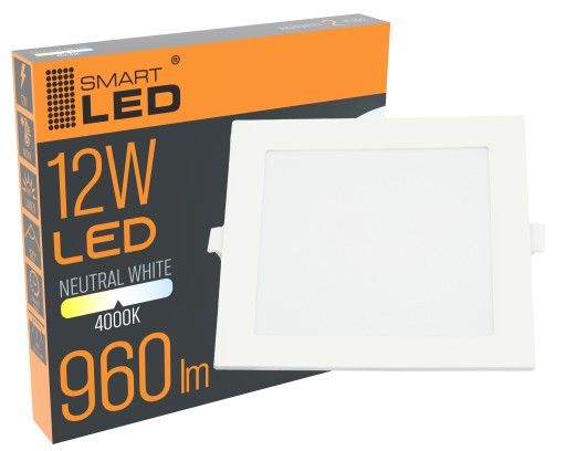LED PANELOVÉ STROPNÉ SVIETIDLO 12W / 3 FARBY