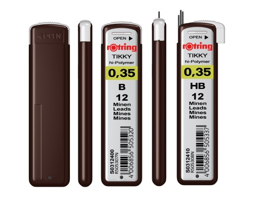 Tuhy Rotring Tikky 0,35 HB S0312410