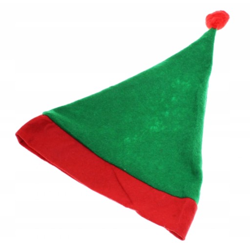 KLOBÚK ELFA škriatok Santa Claus Vianočný ŠKROKAT Santov pomocník