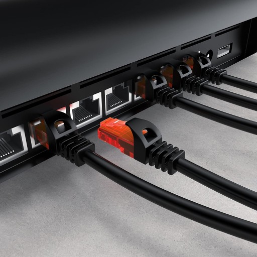 SIEŤOVÝ ETHERNETOVÝ KÁBEL INTERNETOVÝ PATCHCORD TWISTED PAIR LAN RJ45 UTP CAT6 10M