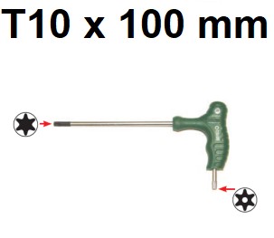Kľúč TORX T10, TX10 s rukoväťou Jonnesway H10MT10100