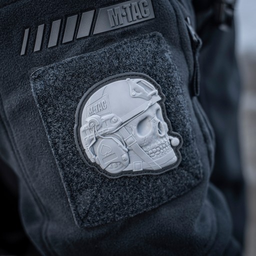 3D PATCH OPERÁTOR PRILBA LEBKA FAST PVC M-TAC GREY