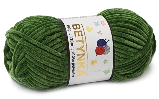 BETTYNKA SOFT detská priadza pre maskotov GREEN 361