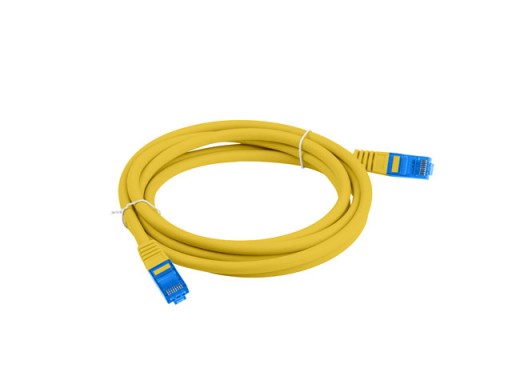 RJ45 LAN Ethernet kábel kat.6A SFTP LSZH 3m žltý