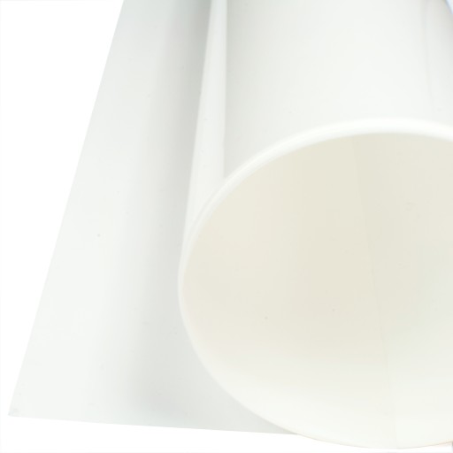 Matná matná ochranná samolepiaca fólia na okná, biela, šírka: 75 cm