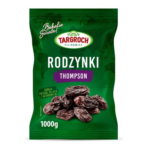 LAHODNÉ VEĽKÉ HROZENKY THOMPSON 1kg BEZ KONZERVANTOV