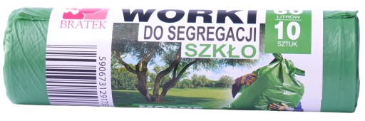 Segregačné vrecia Sklo 60L, 10 ks, silné