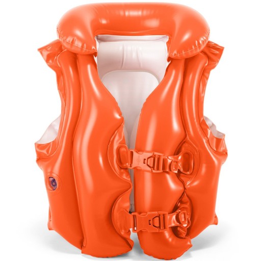 Detská NAFUKOVACIA vesta na plávanie 3-6L INTEX