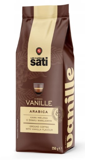 Cafe Sati vanilková mletá káva 250 g