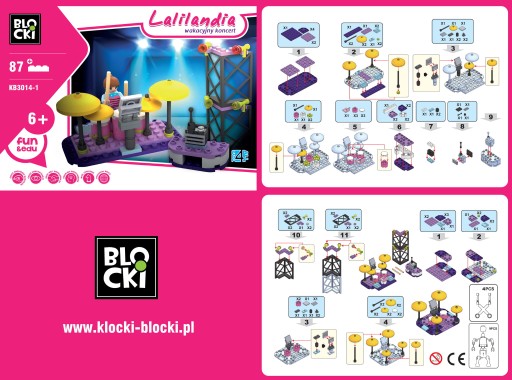 Klocki Blocki Lalilandia Holiday Concert 87 prvkov