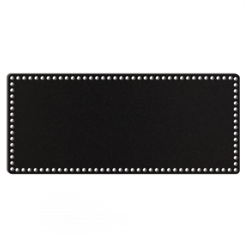 čierny základný košík dno 25x58cm HDF obdĺžnik