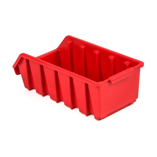 Organizér kontajnerov na odpadky červený 215x115x75