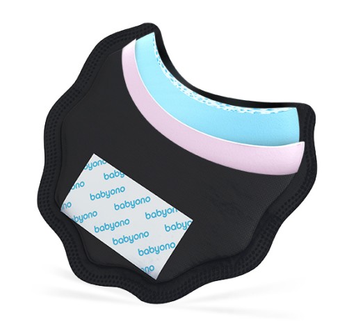 BABYONO Natural Nursing Slim podložky na dojčenie čierne 24 ks