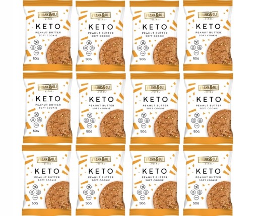 Frank&Oli Keto sušienka s arašidovým maslom 50 g x 5