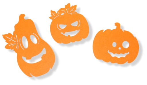 Tekvice Halloween tekvica sada 3 ks XL cca 20-29 cm