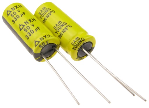 Elektrolytický kondenzátor 330uF/50V LOW ESR SamYoung NXH /4757