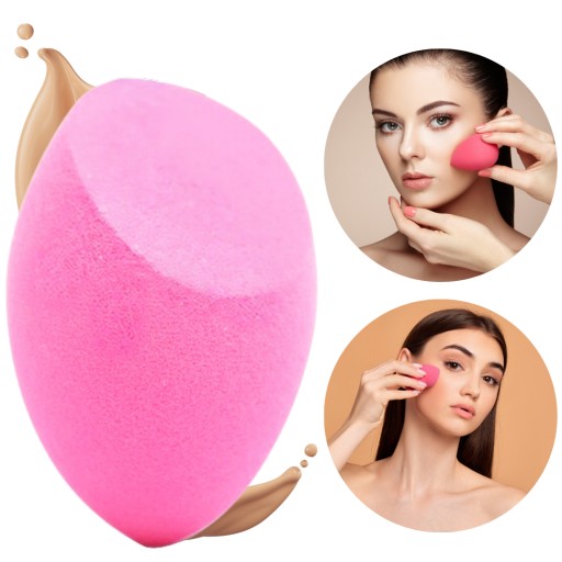 BLENDER CUTTED SPONGE Beauty Makeup - RUŽOVÁ