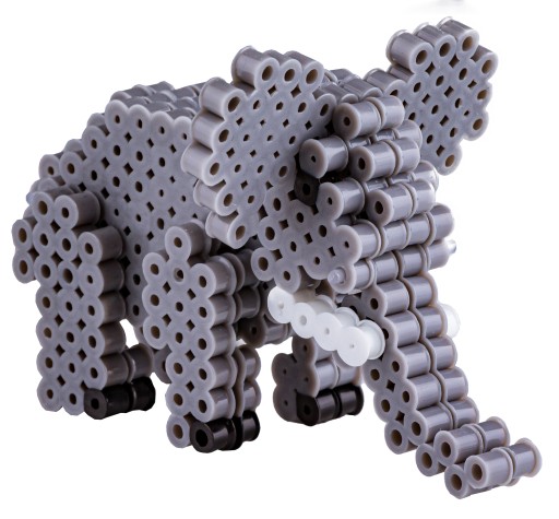 Nažehľovacie korálky ELEPHANT 3D ELEPHANT