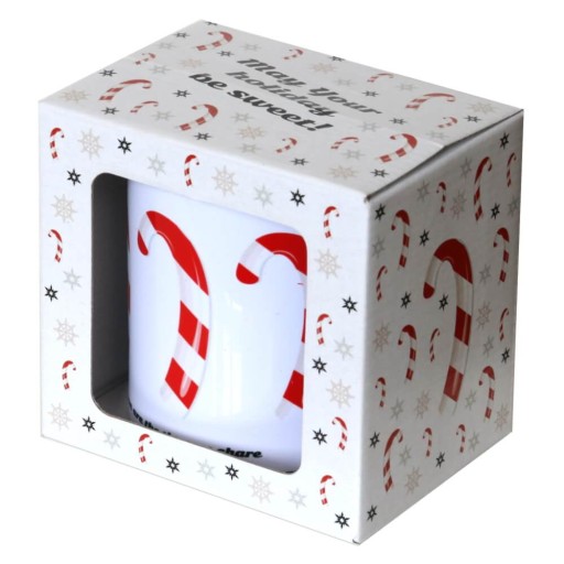 Hrnček s motívom Christmas Candy Canes na čaj a kávu