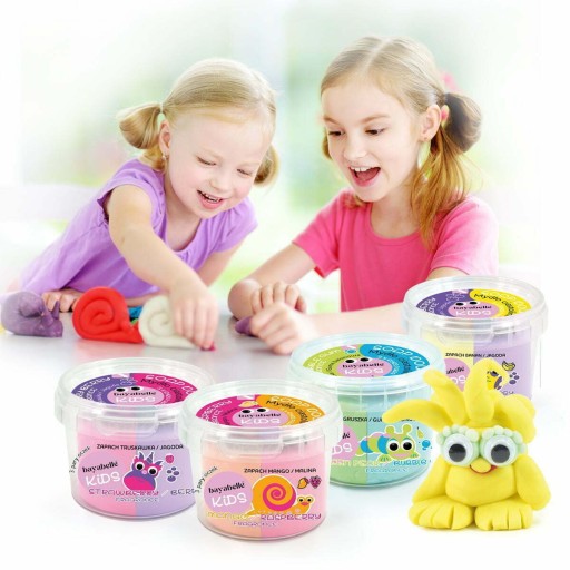 Detské mydlo Hracie cesto do kúpeľa BAYABELLE KIDS DUO Jahoda/Čučoriedka