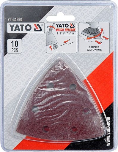 YATO DELTA brúsny papier pre multitool 10ks P-80 YT-34690
