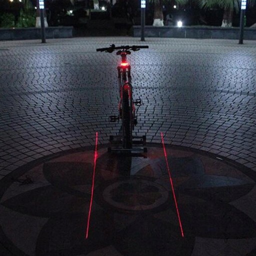 Osvetlenie na bicykel Zadné svetlo na bicykel laserové Svetlo na bicykel