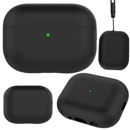 Silikónové puzdro Artnico pre AirPods Pro 2, čierne