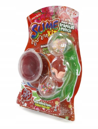 SLIME + DOPLNKY PRIPRAVENÉ GLUTEK Rôzne farby
