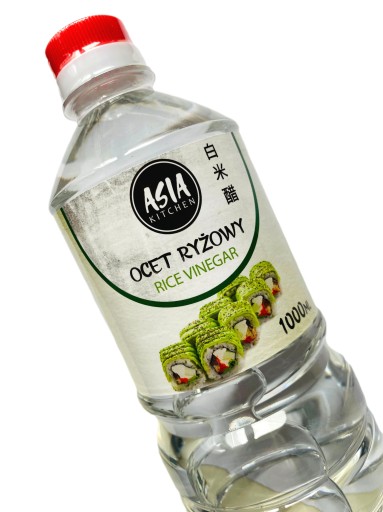 Biely ryžový ocot na sushi, šaláty, marinády 1 liter
